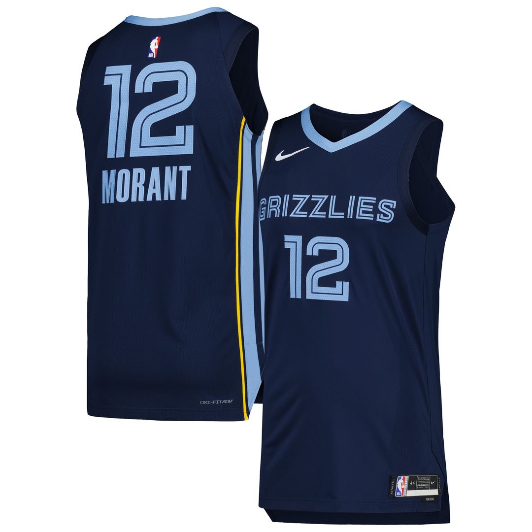 Memphis Grizzlies Ja Morant Nike Authentic Jersey - Icon product image 1