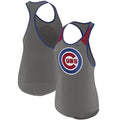 Womens Nike Heather Gray Chicago Cubs Wordmark Legend Tank Top product image 1, provided for visual reference and product