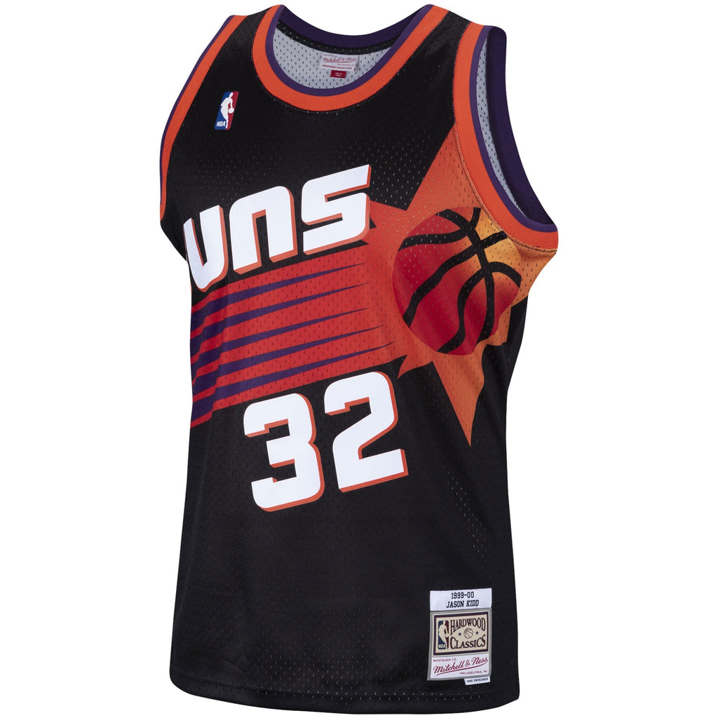 Phoenix Suns Jason Kidd Mitchell & Ness Black 1999-2000 Hardwood Classics Swingman Jersey for Men product image 2, provided