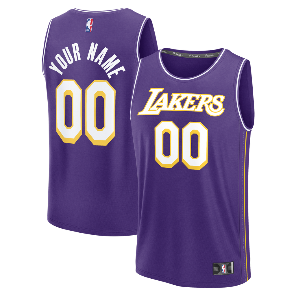 Los Angeles Lakers Fanatics Fast Break Custom Replica product image 10