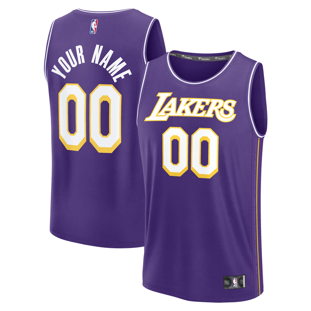 Los Angeles Lakers Fanatics Fast Break Custom Replica product image 10