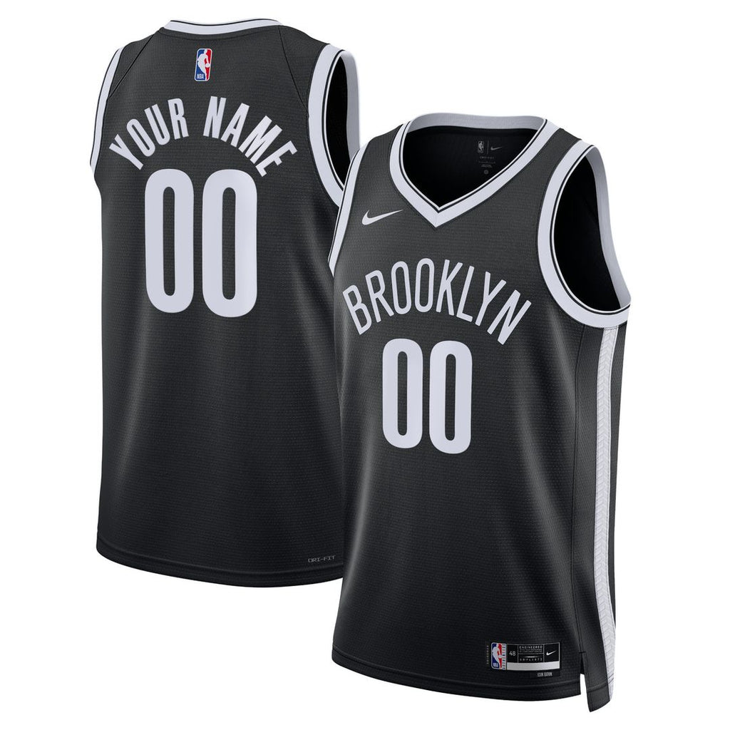 Brooklyn Nets Nike Unisex Swingman Custom Jersey White product image 7