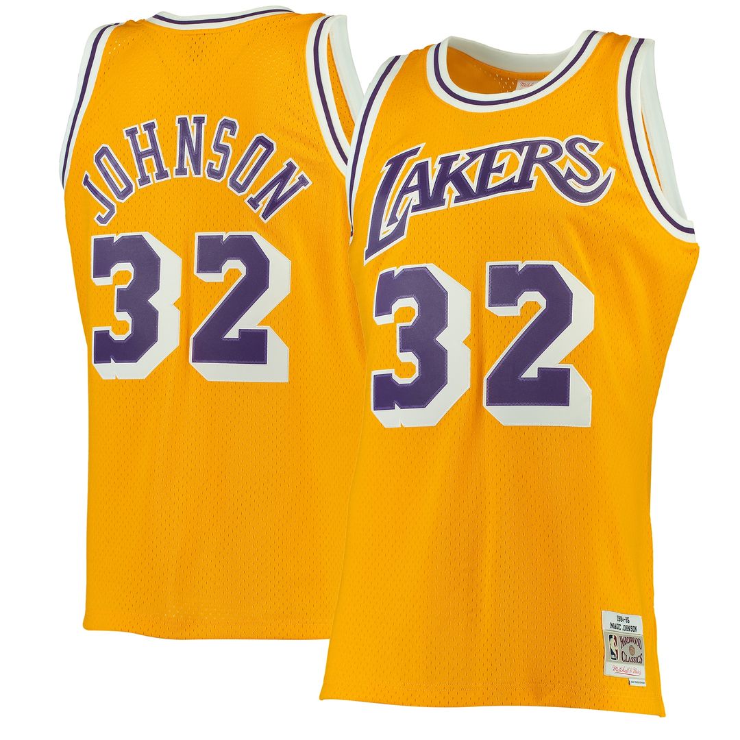 Los Angeles Lakers Magic Johnson Mitchell & Ness 1984/85 product image 7