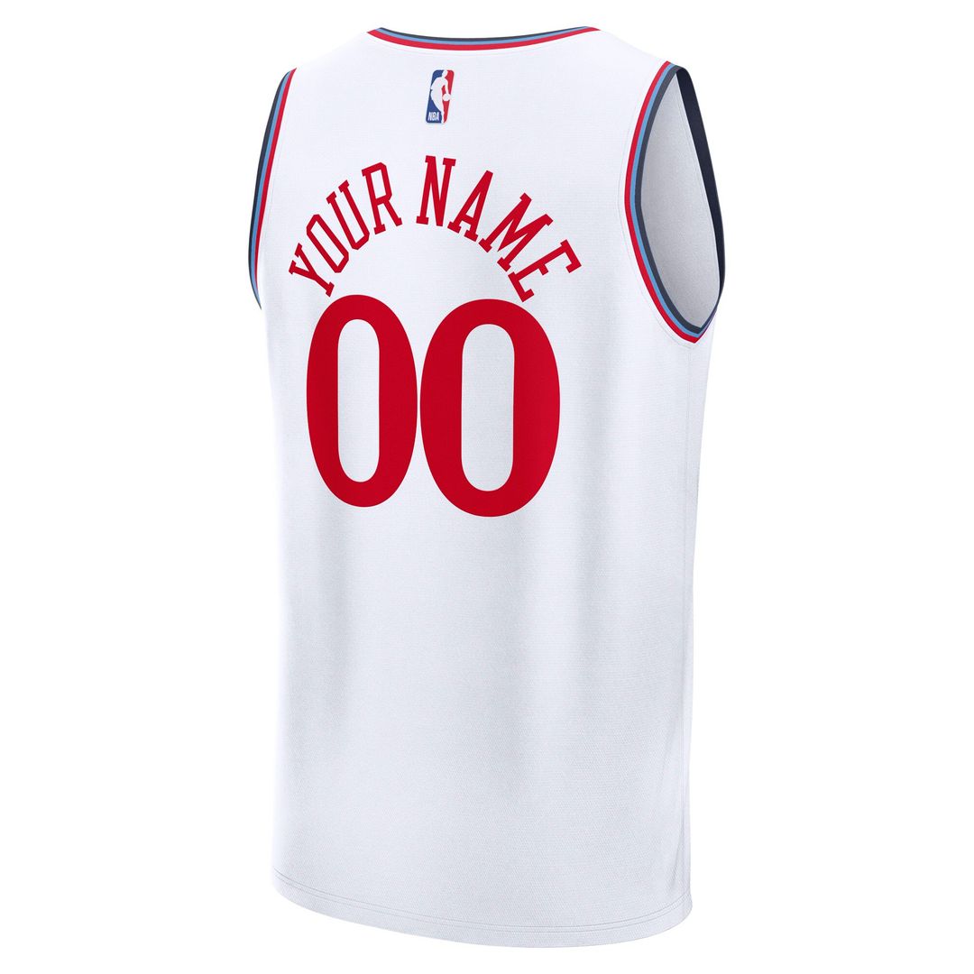 LA Clippers Fanatics Youth Fast Break Custom Replica Jersey product image 9