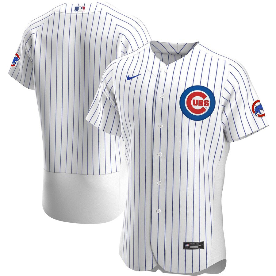 Chicago Cubs Nike White Home Authentic Official Team Jersey for Men product image 1, provided for visual reference and