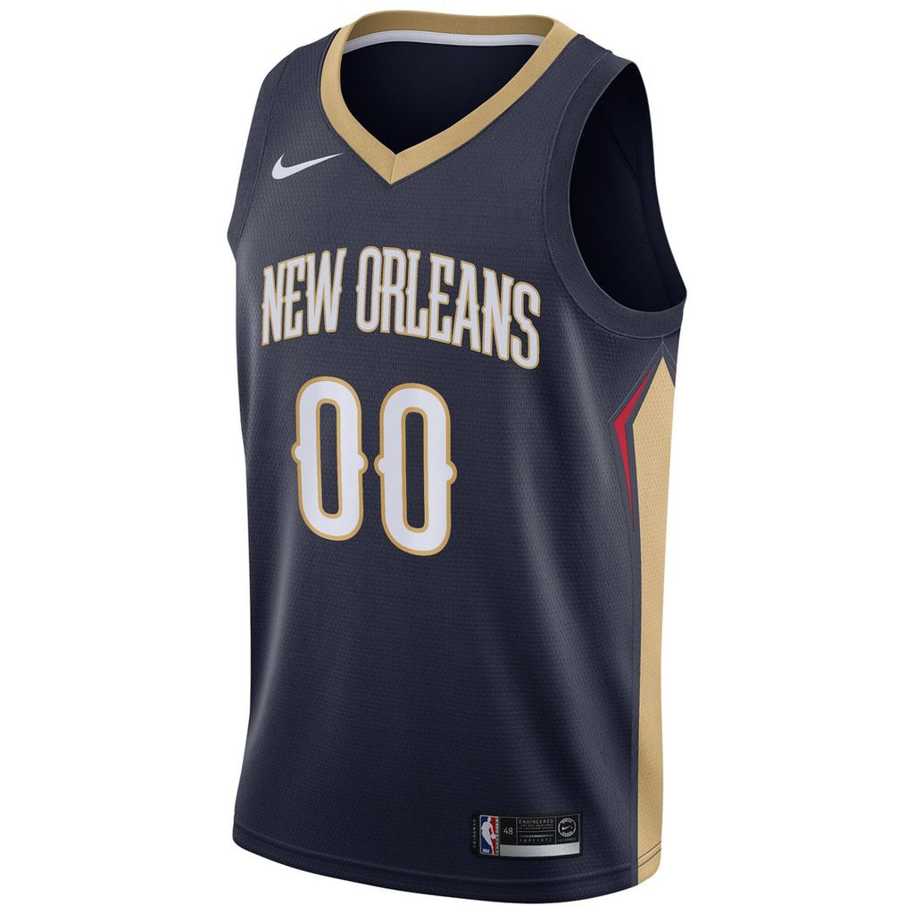 New Orleans Pelicans Nike Swingman Custom Jersey Navy product image 2
