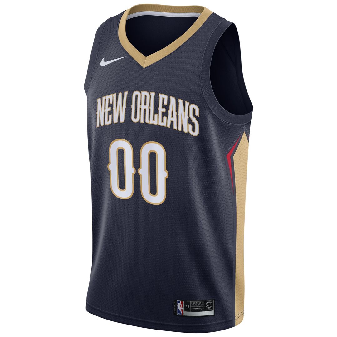 New Orleans Pelicans Nike Swingman Custom Jersey Navy product image 2