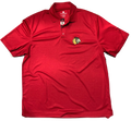 Chicago Blackhawks Omaha Bar Stripe Polo By Levelwear product image 1, provided for visual reference and product detail