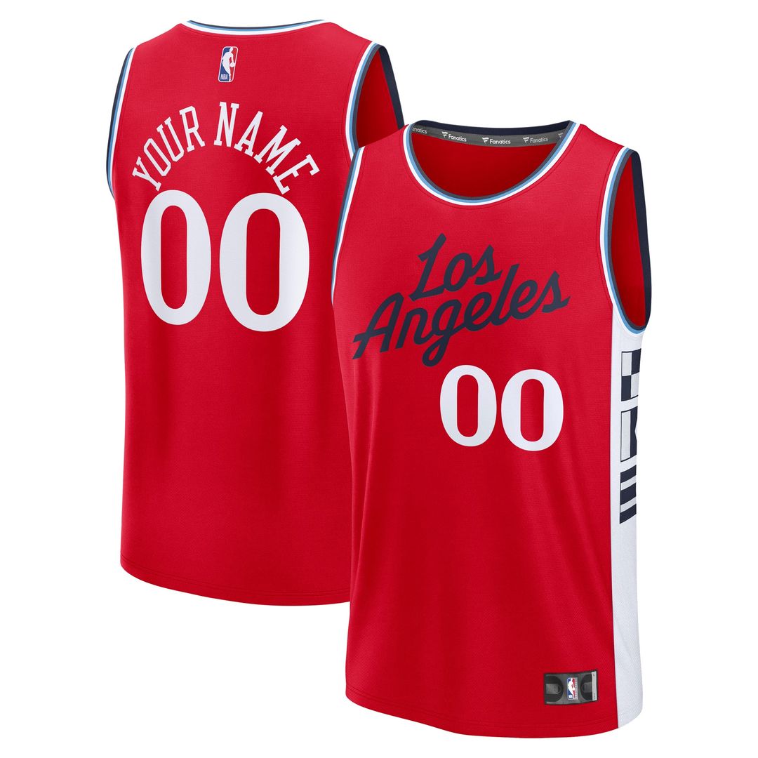 LA Clippers Fanatics Youth Fast Break Custom Replica Jersey product image 10