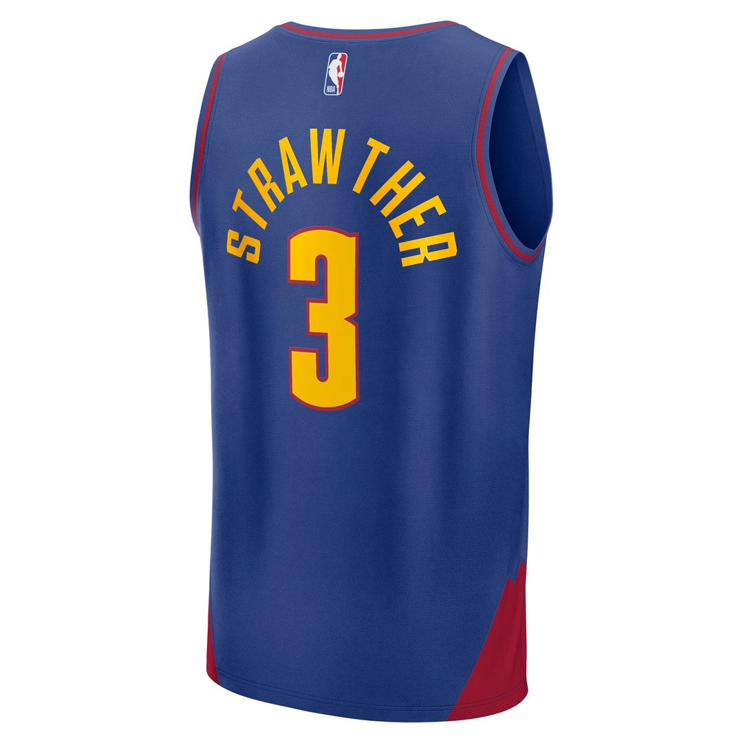 Denver Nuggets Julian Strawther Fanatics Fast Break Replica product image 3