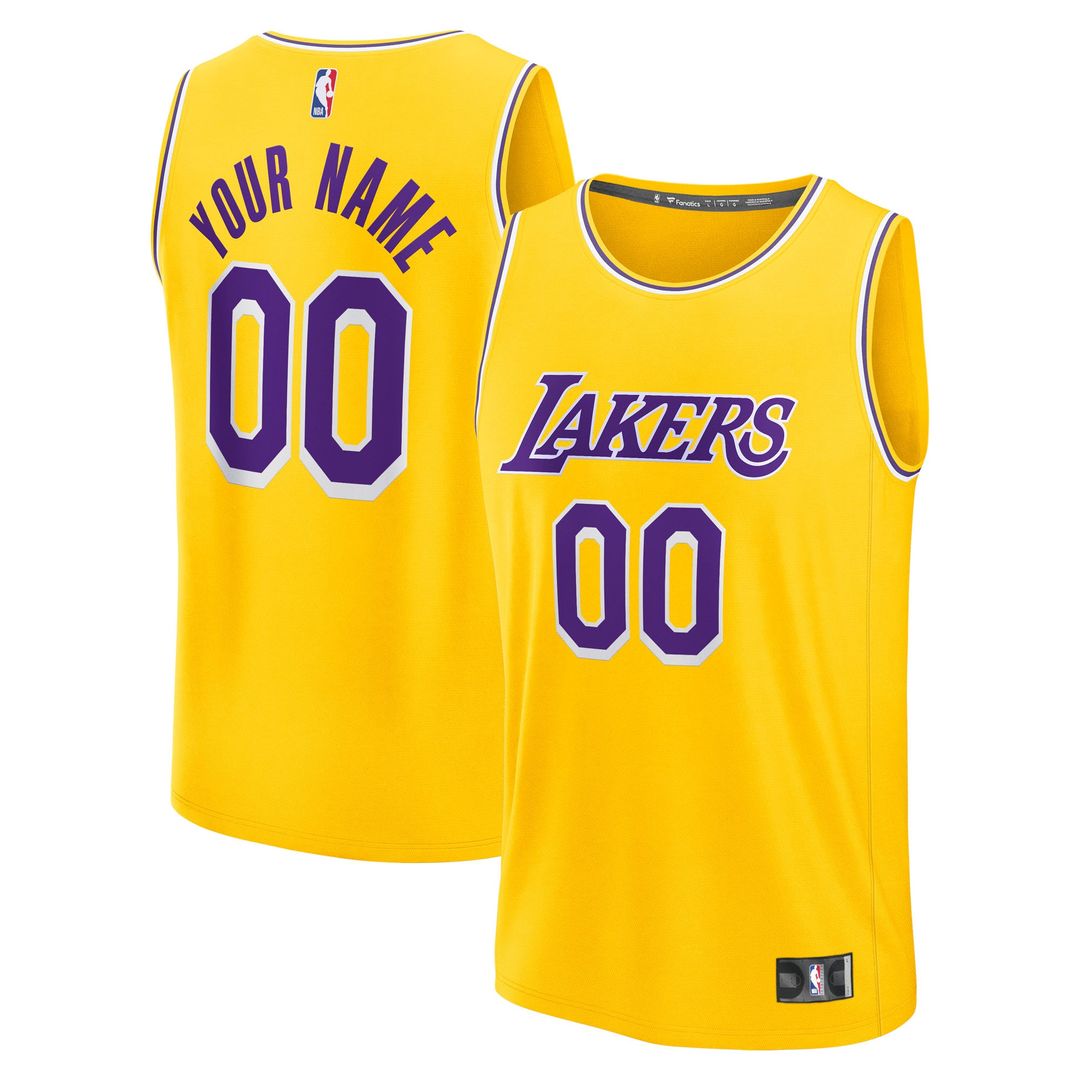Los Angeles Lakers Fanatics Fast Break Custom Replica product image 7