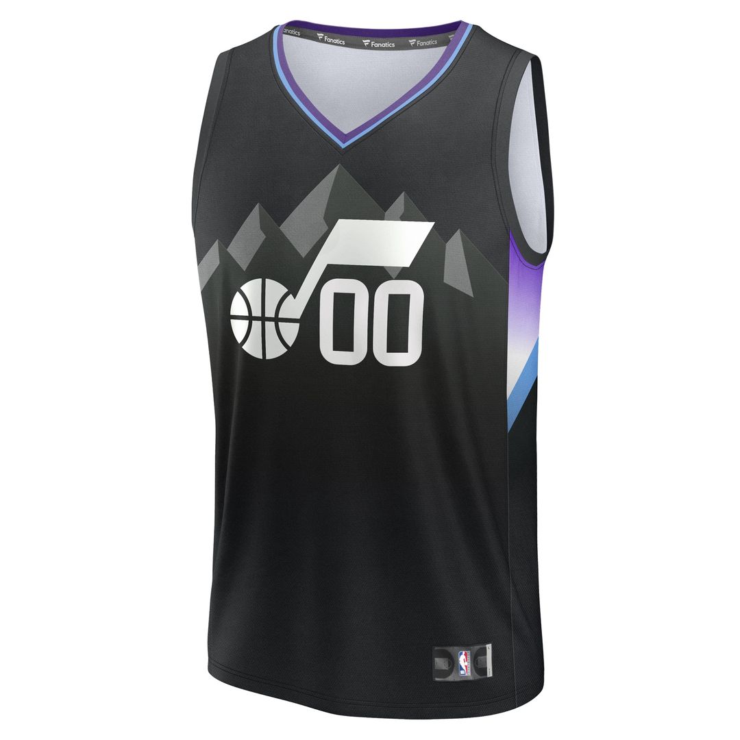 Utah Jazz Fanatics Youth Fast Break Custom Replica Jersey product image 5