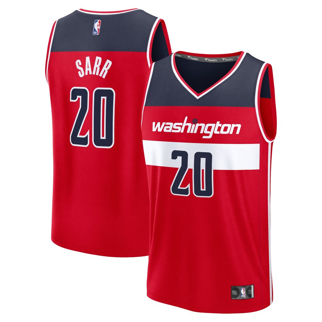 Washington Wizards Alex Sarr Fanatics Fast Break Replica product image 1