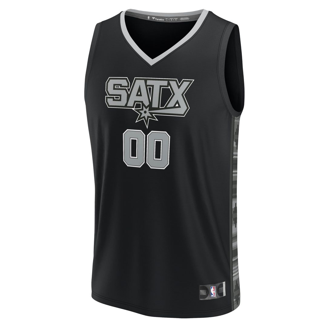 San Antonio Spurs Fanatics Fast Break Custom Replica Jersey product image 2