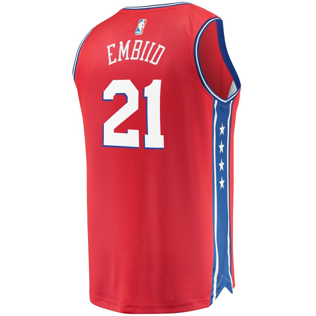 Philadelphia 76ers Joel Embiid Fanatics Youth 2019/20 Fast product image 3
