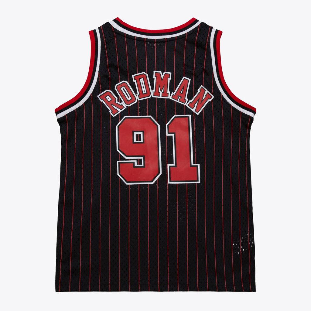 Chicago Bulls Dennis Rodman Youth 1995/96 Swingman Jersey product image 2
