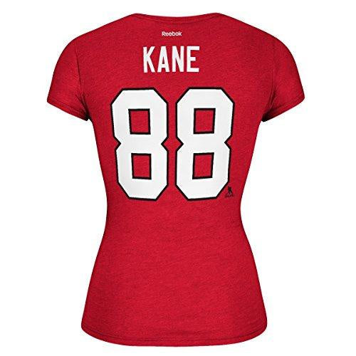 Chicago Blackhawks Patrick Kane Cap Sleeve Player T-Shirt for Women product image 1, provided for visual reference and