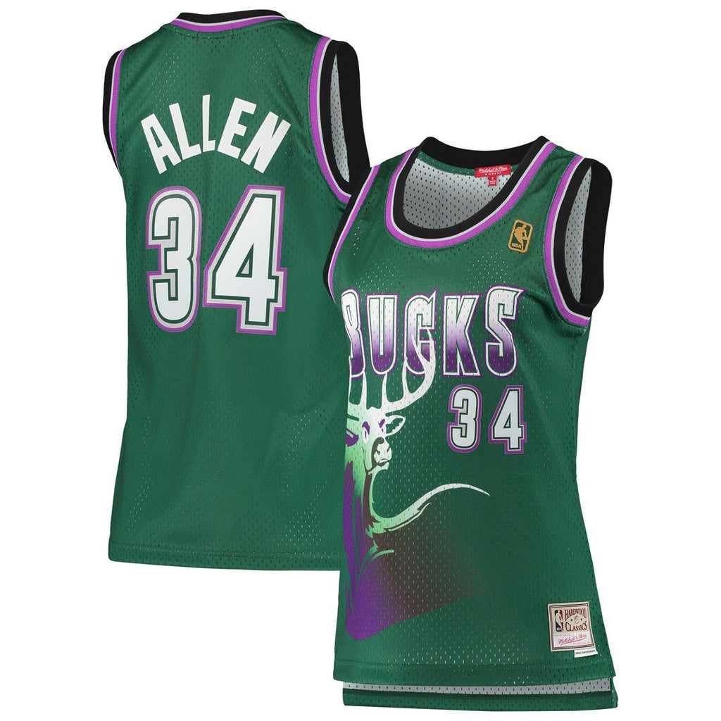 Milwaukee Bucks Ray Allen Mitchell & Ness Women's 1996/97 product image 1