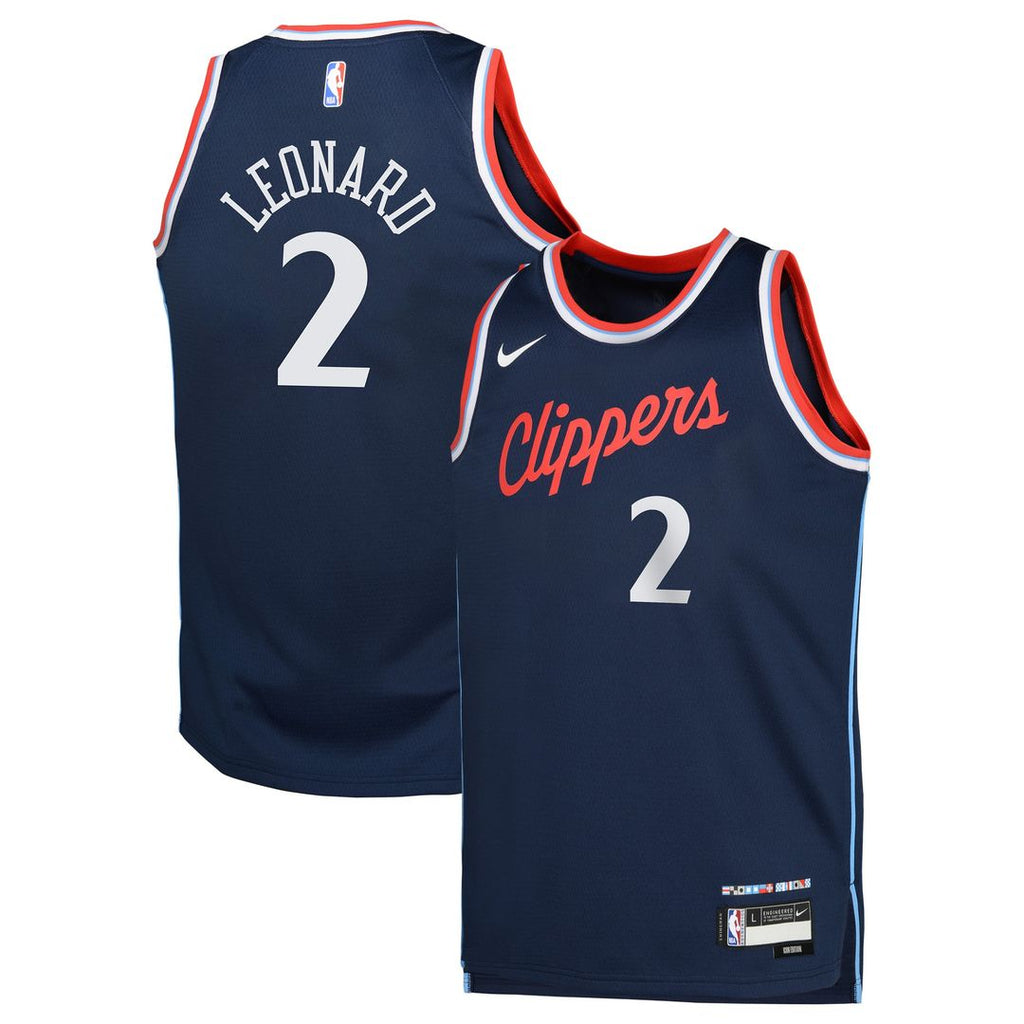 LA Clippers Kawhi Leonard Nike Youth Swingman Jersey - Icon product image 1