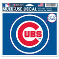 Chicago Cubs 5X6 Bullseye Logo Multi Use Cut To Logo Decal By Wincraft product image 1, provided for visual reference and