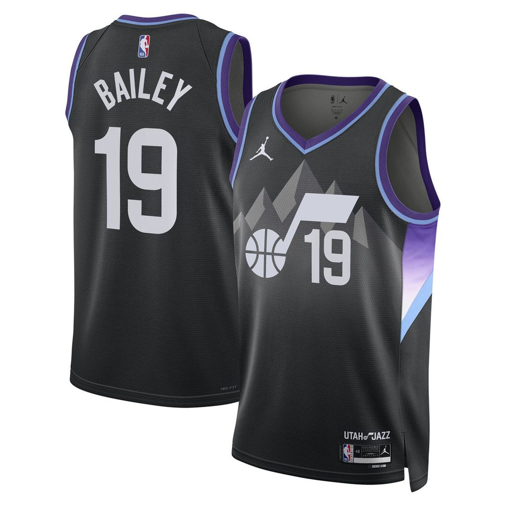 Utah Jazz Ace Bailey Jordan Brand Unisex Swingman Player product image 1