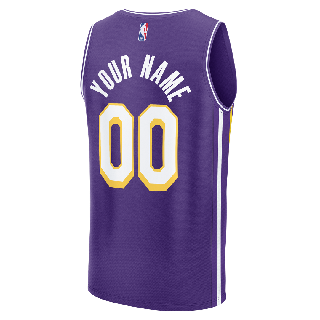 Los Angeles Lakers Fanatics Youth Fast Break Custom Jersey product image 3