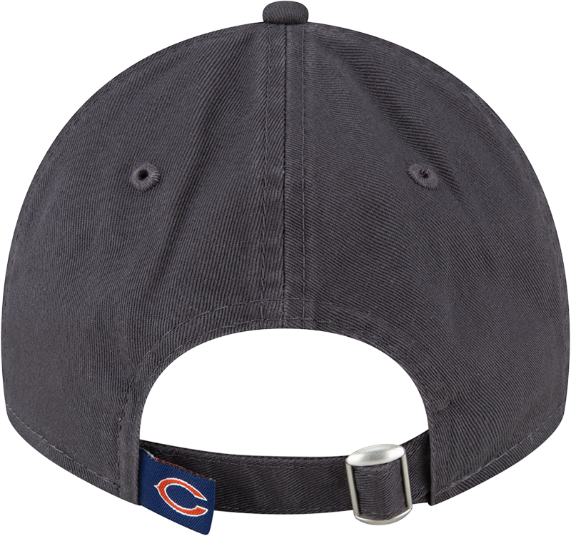 Chicago Bears New Era Dark Gray 'C' Logo 9TWENTY Adjustable Hat product image 4, provided for visual reference and product
