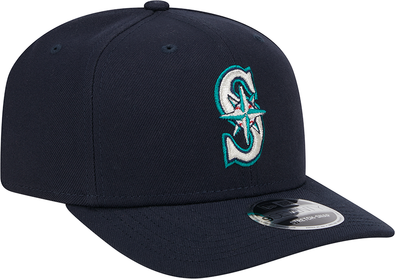 Seattle Mariners New Era Home Navy 9SEVENTY Adjustable Hat-Player Replica product image 3, provided for visual reference and