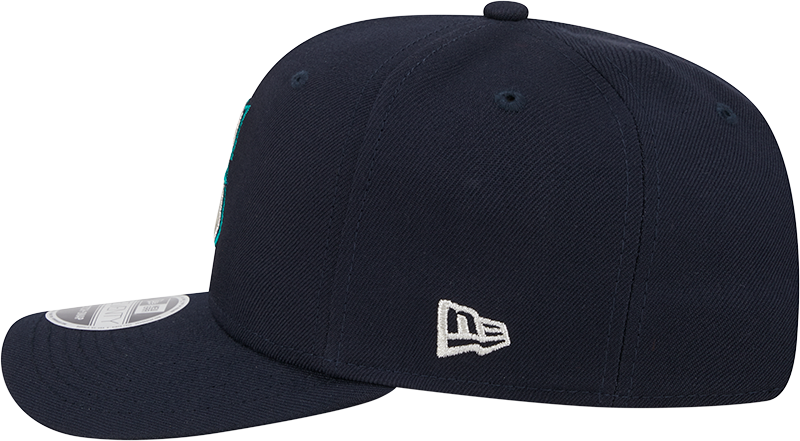 Seattle Mariners New Era Home Navy 9SEVENTY Adjustable Hat-Player Replica product image 7, provided for visual reference and