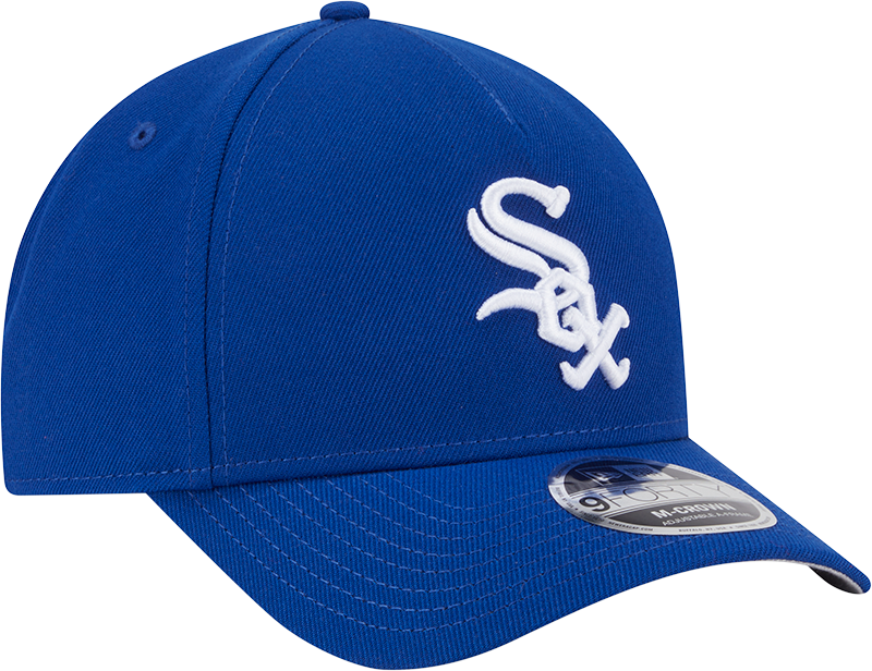 Chicago White Sox Blue Primary Logo 9FORTY A-Frame M-Crown Adjustable Hat product image 3, provided for visual reference and