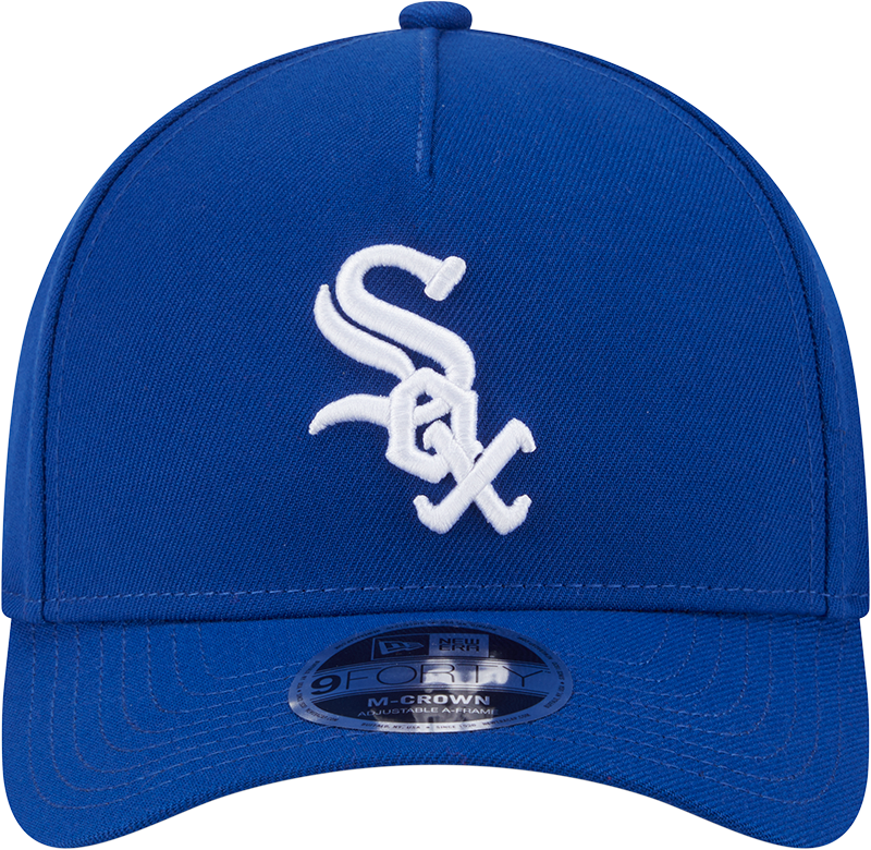 Chicago White Sox Blue Primary Logo 9FORTY A-Frame M-Crown Adjustable Hat product image 2, provided for visual reference and