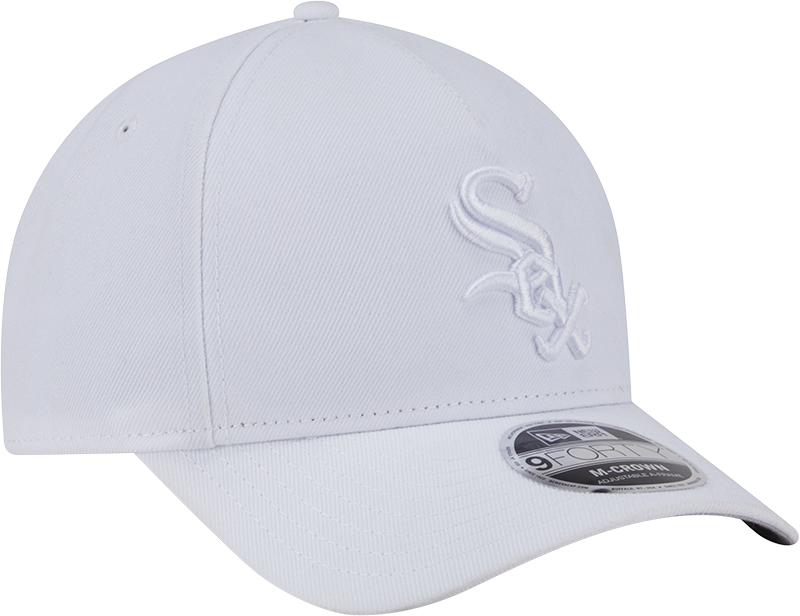 Chicago White Sox Tonal White Primary Logo 9FORTY A-Frame M-Crown Adjustable Hat product image 3, provided for visual