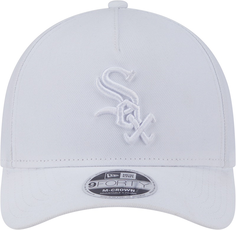 Chicago White Sox Tonal White Primary Logo 9FORTY A-Frame M-Crown Adjustable Hat product image 2, provided for visual
