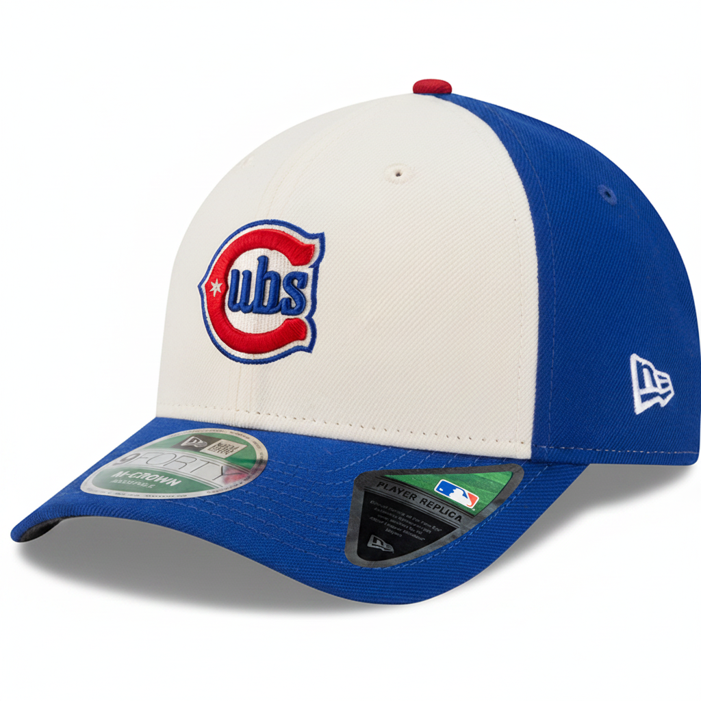 Youth Chicago Cubs New Era M-Crown 39Thirty Alternate 2 Player Replica Adjustable Hat product image 1, provided for visual