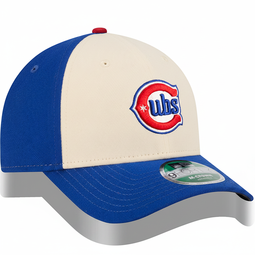 Youth Chicago Cubs New Era M-Crown 39Thirty Alternate 2 Player Replica Adjustable Hat product image 3, provided for visual