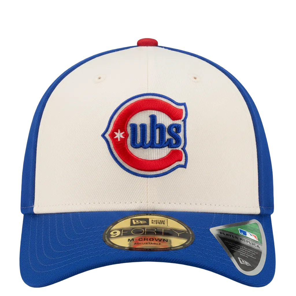 Youth Chicago Cubs New Era M-Crown 39Thirty Alternate 2 Player Replica Adjustable Hat product image 2, provided for visual