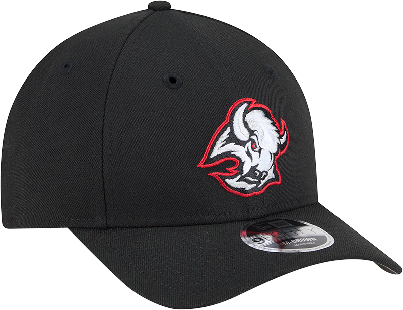 Buffalo Sabres Black New Era 9FORTY M-Crown Adjustable Hat for Men product image 3, provided for visual reference and