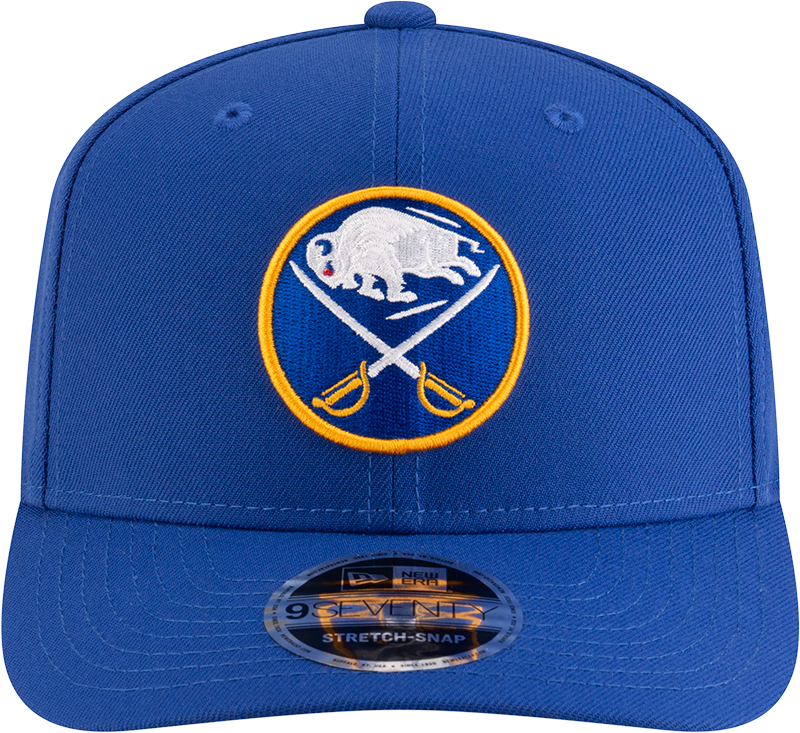 Buffalo Sabres Blue New Era 9SEVENTY Adjustable Hat for Men product image 2, provided for visual reference and product