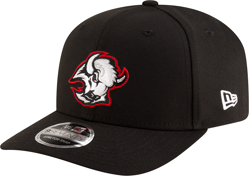 Buffalo Sabres Black New Era 9SEVENTY Adjustable Hat for Men product image 1, provided for visual reference and product