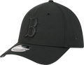 Boston Red Sox M-Crown 39Thirty Tonal Black Flex Fit Hat product image 1, provided for visual reference and product detail