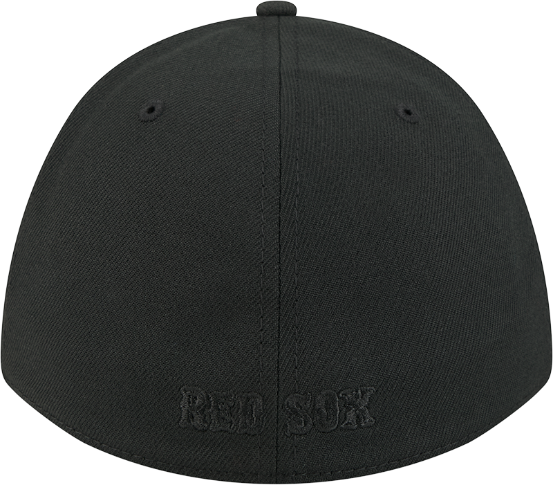 Boston Red Sox M-Crown 39Thirty Tonal Black Flex Fit Hat product image 4, provided for visual reference and product detail