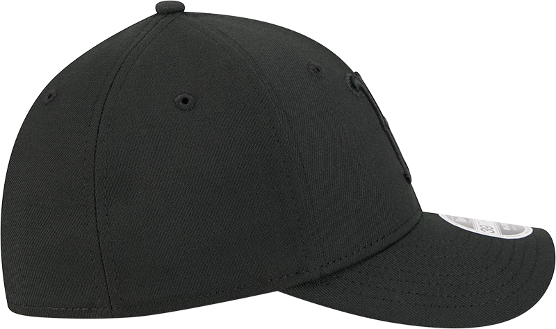 Boston Red Sox M-Crown 39Thirty Tonal Black Flex Fit Hat product image 6, provided for visual reference and product detail