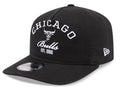 Chicago Bulls New Era Stacked Black 19TWENTY Adjustable Hat for Men product image 1, provided for visual reference and