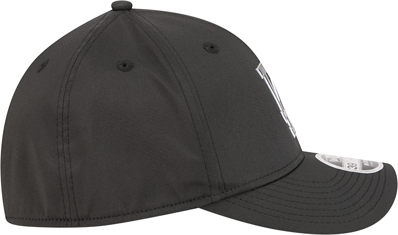 Los Angeles Dodgers New Era M-Crown 39Thirty Metallic Black Performance Flex Fit Hat product image 6, provided for visual