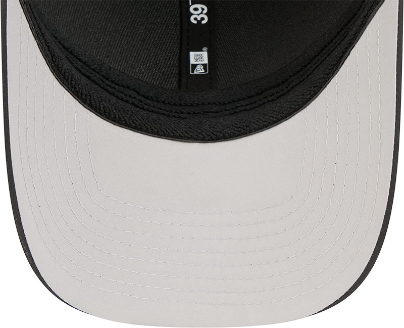 Los Angeles Dodgers New Era M-Crown 39Thirty Metallic Black Performance Flex Fit Hat product image 5, provided for visual