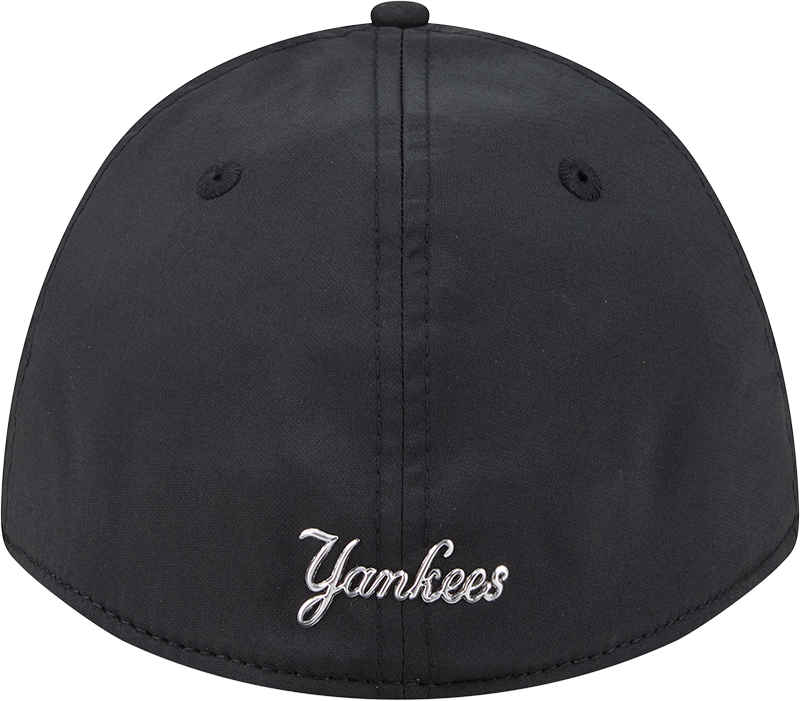 New York Yankees New Era M-Crown 39Thirty Metallic Black Performance Flex Fit Hat product image 4, provided for visual