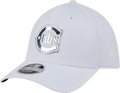 Chicago Cubs New Era M-Crown 39Thirty Alternate 2 Metallic White Performance Flex Fit Hat product image 1, provided for