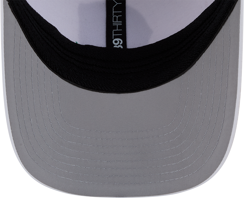 Chicago Cubs New Era M-Crown 39Thirty Alternate 2 Metallic White Performance Flex Fit Hat product image 7, provided for