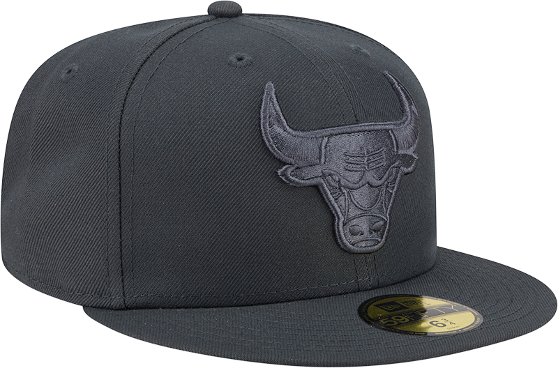 NBA Chicago Bulls Storm Gray Color Pack 59Fifty Fitted Hat for Men product image 3, provided for visual reference and