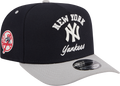 New York Yankees New Era Arched Navy A-Frame 9FIFTY Snapback Hat product image 1, provided for visual reference and product